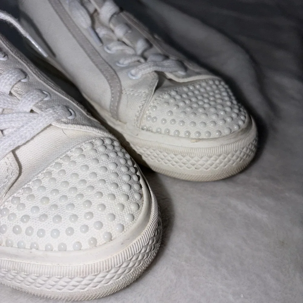 Vintage Havana Women‎ Alive Fashion Sneaker White Pearl 8.5 Designer Alternative